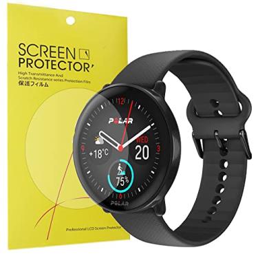 Imagem de Lamshaw Compatível com o protetor de tela Polar Ignite 3, [pacote com 6] Filme Ultra HD de alta definição compatível com o Smartwatch Polar Ignite 3 Fitness & Wellness GPS (pacote com 6)
