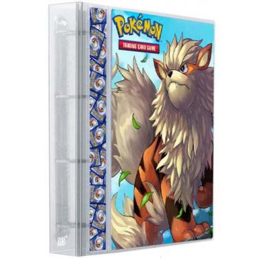 Imagem de Pasta Fichário Álbum Cristal Cartas Cards Pokémon Com 30 Folhas 9 Bols