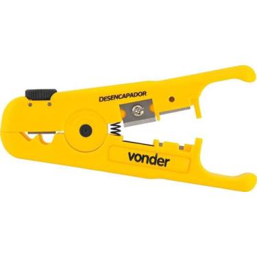 Imagem de Alicate Desencapador Ajustável p/ Fios e Cabos VONDER