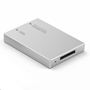 Imagem de CY Leitor de cartão USB3.1 tipo-C USB3.0-A para CF Express leitor de cartão de extensão para cartão de memória CFA compatível com CFE tipo-A (para cartão tipo A)