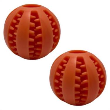 Imagem de Kit 2 Brinquedos Interativo Bola Porta Petiscos Anti Stress - Bretalle