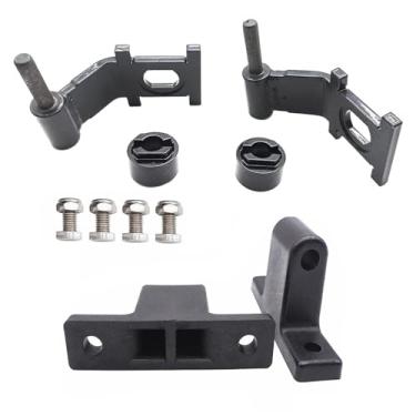 Imagem de Qiape 2 peças dobradiça de porta de cabine com junta + dobradiça de porta 7193725 7167846 7305580 para carregador Bobcat T450 T550 T590 T595 T630 T650 T740 T750 T770 T870 770 P 450 S510 S530 S550 S570