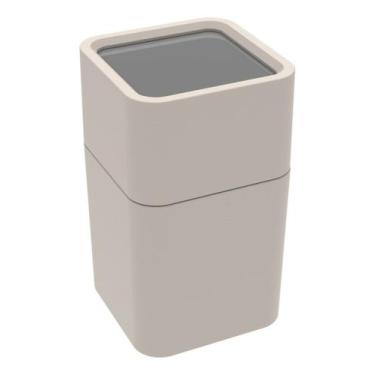 Imagem de Porta Cotonete Algodão Acabamento - Soprano, Gelo