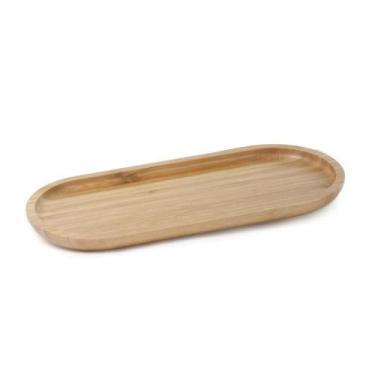 Imagem de Bandeja Oval Grande Bambu Ecokitchen 44 cm x 16 cm - Mimo Style