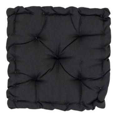 Imagem de Almofada Futon Oxford Preto 40x40cm Alta Sofisticação - Inspire, Preto