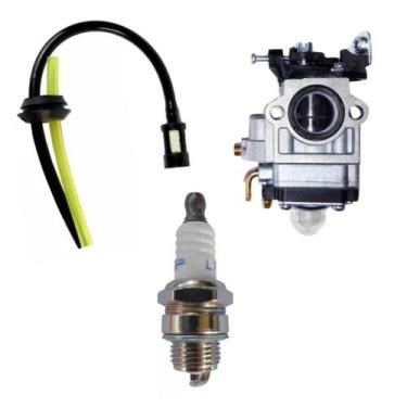 Imagem de Carburador kit mangueira filtro vela roçadeira 52cc 49cc 43c - KXT