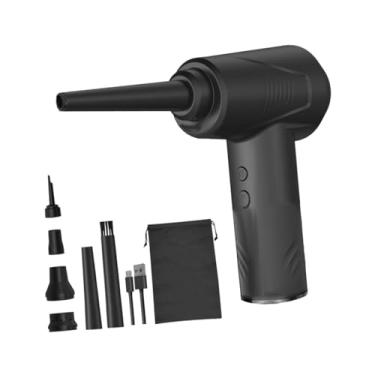 Imagem de AsrMyjcx Comprimido Air Duster Soprador de ar elétrico Teclado de computador Carros Limpeza Remoção de poeira Duster Limpador de teclado para laptop Escritório