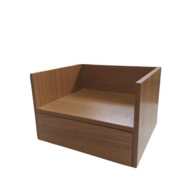 Imagem de Suporte para Airfryer em MDF com Gaveta, Ideal para Modelos de 3,5 a 5