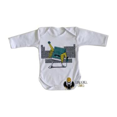 Imagem de  body nenê criança roupa bebê manga longa Fred Mercury elemento Queen 