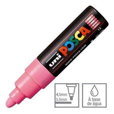 Imagem de Posca PC-7M Rosa Ponta Redonda 4.5 a 5.5mm - UNI