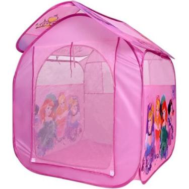 Imagem de Barraca Infantil Portátil Casinha Rosa Princesas Tenda Toca - Zippy To