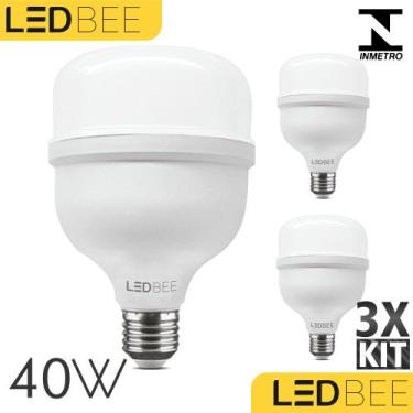 Imagem de Lâmpada Led Super Bulbo Alta Potência E27 Bivolt Branco Frio 40w - Led