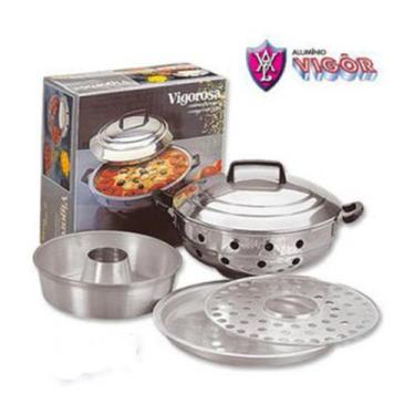 Imagem de Churrasqueira De Fogão Vigorosa da Vigor, Forma para Pizza, Grelhados,