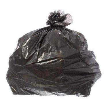 Imagem de Saco Para Lixo Preto Reforçado 50 Lt Com 50 Uni - HIGIPACK