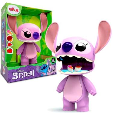 Imagem de Boneca Angel Namorada Stitch Articulado 23cm com comidinhas Abre e Fec