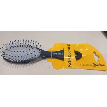 Imagem de Escova oval pequena marco boni 7219 cinza com branco
