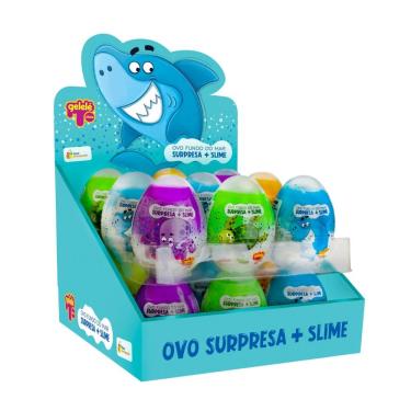 Imagem de Slime Ovo Surpresa Fundo Do Mar 18 Unidades Gelele