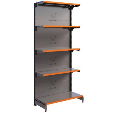 Imagem de Gôndola Parede 1 Inicial 1,70 m 40KG FIT Expositor de Supermercado Amapá