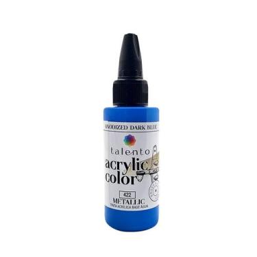 Imagem de Tinta Acrylic Color 30ml Metallic 0422-anodized Dark Blue - TALENTO
