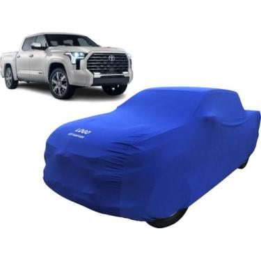 Imagem de Capa Resistente Para Camionete Toyota Tundra Cabine Dupla - Mz, Azul