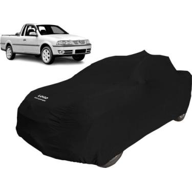 Imagem de Capa Em Tecido Para Carro Volkswagem Saveiro G3 - Mz, Preta