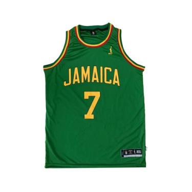 Imagem de Regata Basquete Masculina M10 Slam Jamaica, Verde, P