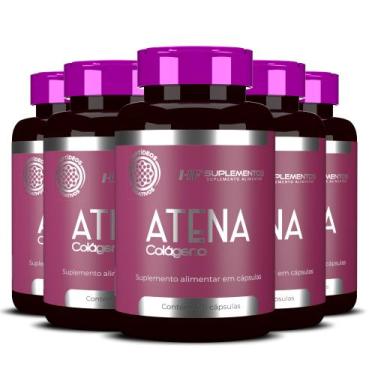 Imagem de 5x atena peptideos bioativos de colageno 120 caps hf suplementos
