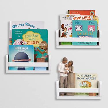 Imagem de Estante de parede flutuante pequena de 25,4 cm (pacote com 3)