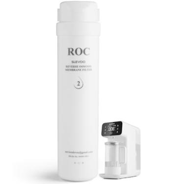 Imagem de Slevoo Filtro de substituição ROC, cartucho de substituição para bancada de filtro de água de osmose reversa C2-M25, vida útil de 24 meses