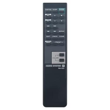 Imagem de WINFLIKE Substituição de controle remoto RM-S22 - Controle remoto RMS22 adequado para Sony FH-G50 HCD-H595 MHC-501 FHG50 HCDH595 MCH501 MHC595 MHCRXD6AV MHCS200 MPKF40 HCD-H501 RM S22 2 controles