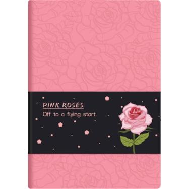 Imagem de ipoul Diário de capa macia, presentes rosa para mulheres, caderno pautado, caderno pautado largo, caderno A5 15 x 20 cm, caderno de capa macia de couro PU, rosa