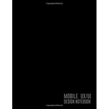 Imagem de Mobile UX/UI Design Notebook: User Interface & User Experience Design Sketchbook for App Designers and Developers, Dot Grid (Large Print 8.5"x11")