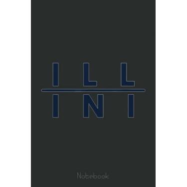 Imagem de Illinois IL Athletics Fans Notebook: A blank lined basketball notebook 6x9 in 110 Pages that makes a fun basketball gift for teen girls, women's basketball, team basketball gifts