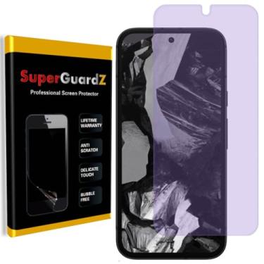 Imagem de SuperGuardZ [Pacote com 2] Protetor de tela para Google Pixel 8a (2024) antiluz azul, proteção para os olhos, antiarranhões, antibolhas