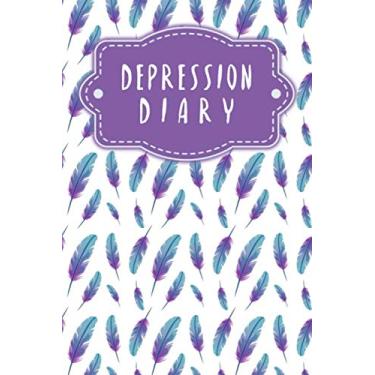 Imagem de Depression diary: Journal to fill out to overcome a depression or depressive phase | Design: Feathers