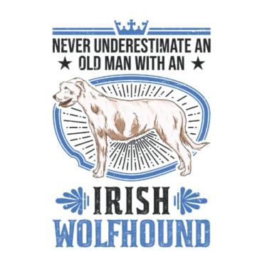 Imagem de Irischer Wolfshund Tagesplaner: Irischer Wolfshund Alter Mann Irish Wolfhound/Kalender 2022 / Wochenplaner Tagesplaner Planer/Planungsbuch To-Do-Liste / 6x9 Zoll / 100 ausfüllbare Seiten