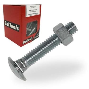 Imagem de 15 Parafuso Aço Carbono 8x100mm FRANCES C/ Porca Belenus - LEROY