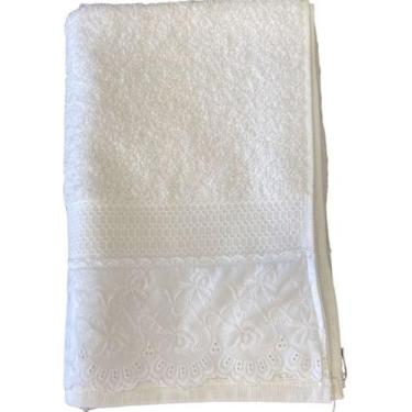 Imagem de Toalha de Banho Melody com Renda Buettner, Naira Branco