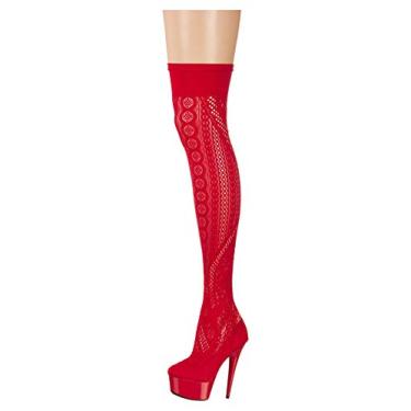 Imagem de Ellie Shoes Fetish 609-MEI feminino, Vermelho, 35