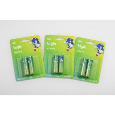 Imagem de Pilha Alcalina AA Elgin 1,5V - Cartela com 2 unidades