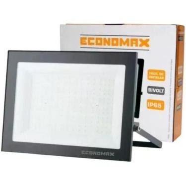Imagem de Refletor Led IP65 BIVOLT Preto - ECONOMAX, 30w