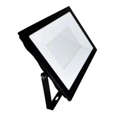 Imagem de Refletor Led IP65 BIVOLT Preto - ECONOMAX, 10W