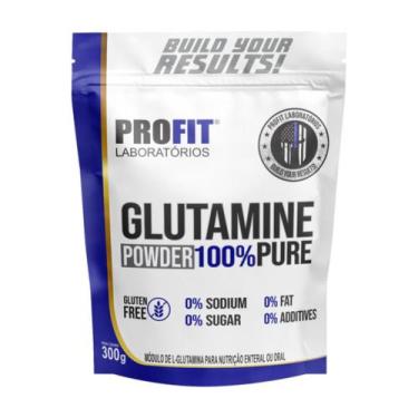 Imagem de Profit Glutamina Powder 100% Pure 300g Refil - Sem sabor, Sem sabor
