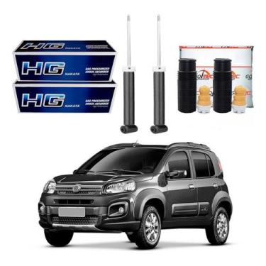 Imagem de Kit Amortecedor Traseiro Uno Way 1.0 1.4 2017 A 2020 - Nakata