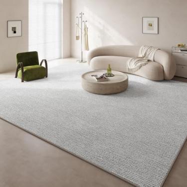 Imagem de HJZSZX Tapete creme tapete grande tamanho sala de estar decoração tapetes confortáveis antiderrapantes quarto tapetes, YY007,3,D,200X200CM