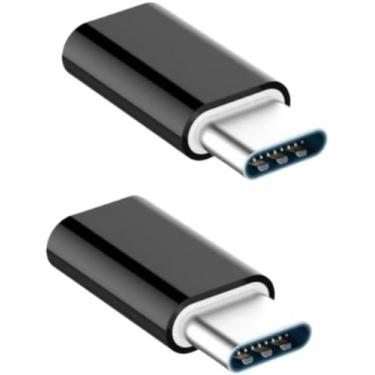 Imagem de Adaptador Conversor Micro Usb Fêmea V8 Para Usb Type C Macho - WS