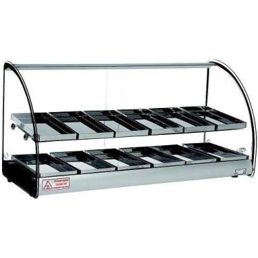 Imagem de Estufa Básica Dupla Titã ACL58 12 Bandejas Cinza LED 92cm, 110V