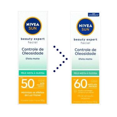 Imagem de Protetor Solar Nivea Sun Beauty Expert Matte FPS50 50g