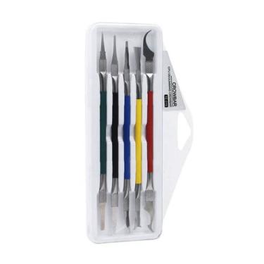 Imagem de Kit 5 espátulas crowbar profissional Te-018