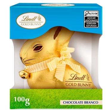 Imagem de Chocolate Branco Gold Bunny Coelho lindt 100g